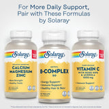 SOLARAY Complejo B Metilado: detalle de capsulas para facil dosificacion.