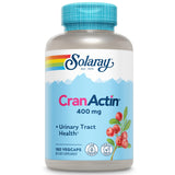 Solaray Cranactin: botella de cápsulas vegetales, fáciles de tragar para la rutina diaria.