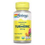 SOLARAY Cúrcuma Fermentada, etiqueta frontal visible.