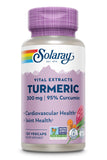 Solaray Curcuma Raíz, cápsula vegetariana, 300 mg, apoyo diario para bienestar general.