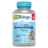 SOLARAY D-Mannose con CranActin: botella para apoyo urinario diario