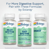 SOLARAY DAO Enzyme 60k HDU: dosis potentes para apoyar la digestión de histamina.