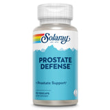 Solaray Defensa de la Próstata, botella de plástico para facilitar la toma diaria de cápsulas vegetales.