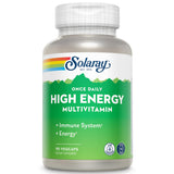 SOLARAY multivitamínico diario de alta energía, botella destacada para apoyo diario de energía.