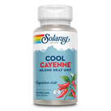 SOLARAY envase Cayenne: cápsulas seguras con control de dosis.