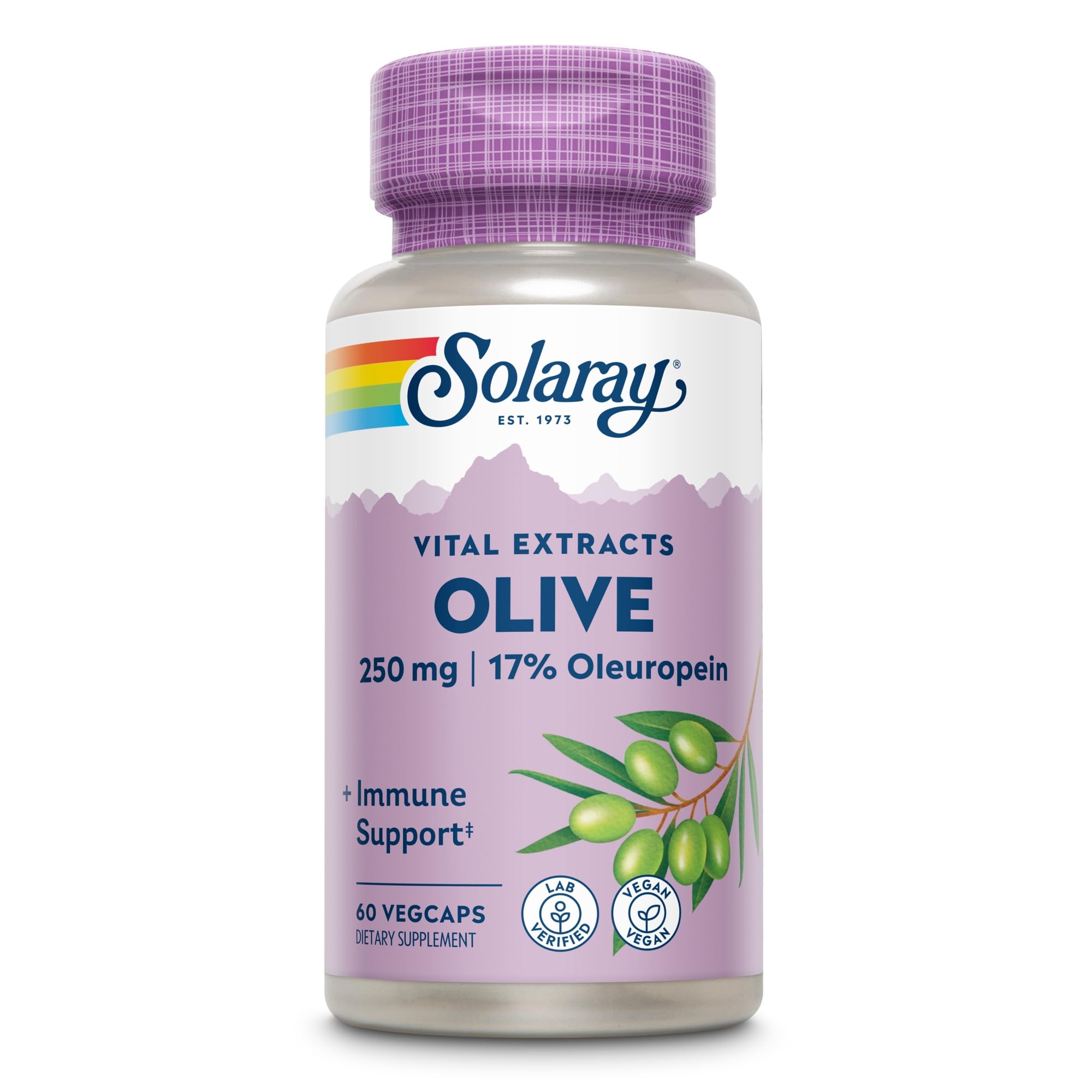 SOLARAY envase exterior, empaque visible para comparar ingredientes y dosis.