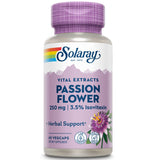 SOLARAY Pasion Flor Capsulas: apoyo a la relajación diaria y calma momentánea.