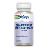 SOLARAY Extracto de semilla de pomelo – etiqueta visible – facilita control de dosis