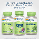 SOLARAY Flor de la Pasión 700 mg, sello verificado en laboratorio, confianza respaldada