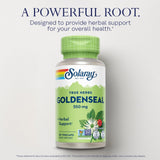 Raíz de Goldenseal de 550 mg, fuente de bienestar para el día