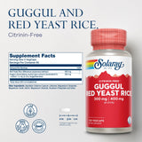 SOLARAY Guggul cápsulas listas para consumo diario.
