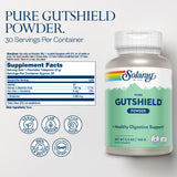 SOLARAY Gutshield con cucharilla medidora, dosificación conveniente para la salud intestinal.