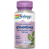SOLARAY Gymnema hoja cápsula: suplemento vegetariano para uso diario