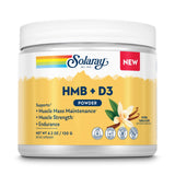 SOLARAY HMB y D3 en bote, suplemento para resistencia muscular.