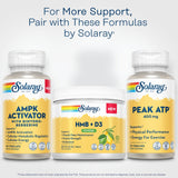 SOLARAY HMB Plus D3 certificaciones GMP: producto vegano y seguro.