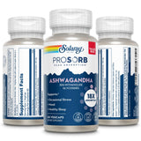 Hojas y raíces de ashwagandha en SOLARAY para apoyo natural