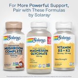 SOLARAY Hongo Fermentado Completo: paneles solares en la planta de producción.
