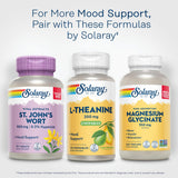 SOLARAY L-Theanine 200 mg uso diario, ayuda a mantener la calma en situaciones estresantes.