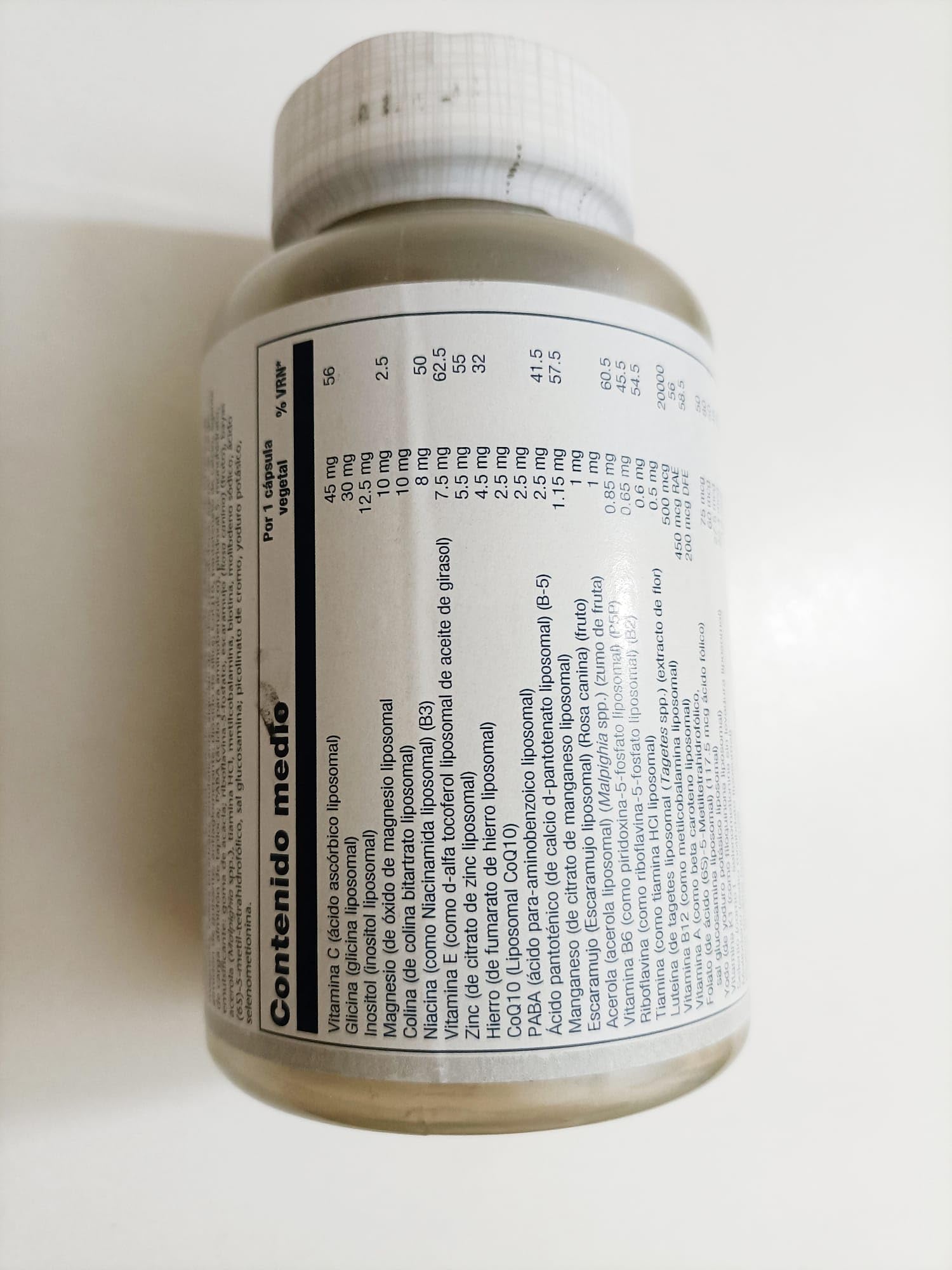 SOLARAY Liposomal Multivitamin, embalaje ecológico y sostenible
