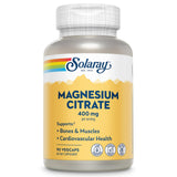 SOLARAY Magnesio Citrato 400 mg en botella para uso diario