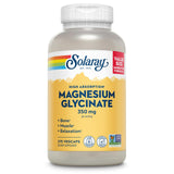 SOLARAY Magnesium glicinato: envase de cápsulas para uso diario.