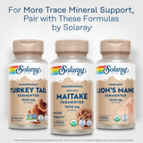 SOLARAY Maitake: laboratorio certificado garantiza calidad y pureza en cada lote