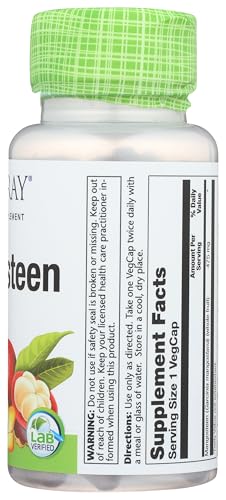SOLARAY mangosteen detalle cápsula 475 mg, porción clara