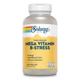 SOLARAY Mega Vitamina B-Stress: botella con cápsulas para energía y bienestar general