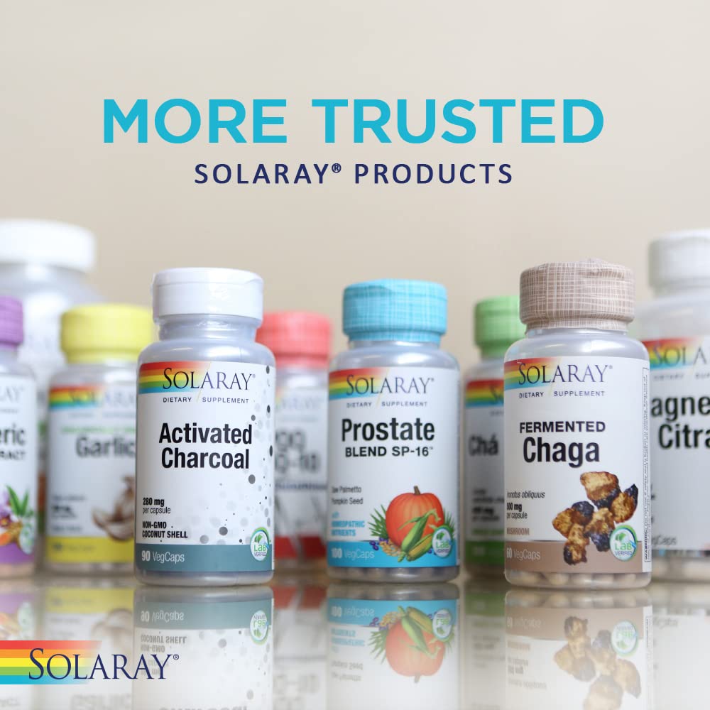 SOLARAY mezcla de ocho setas fermentadas para apoyo inmune potencial