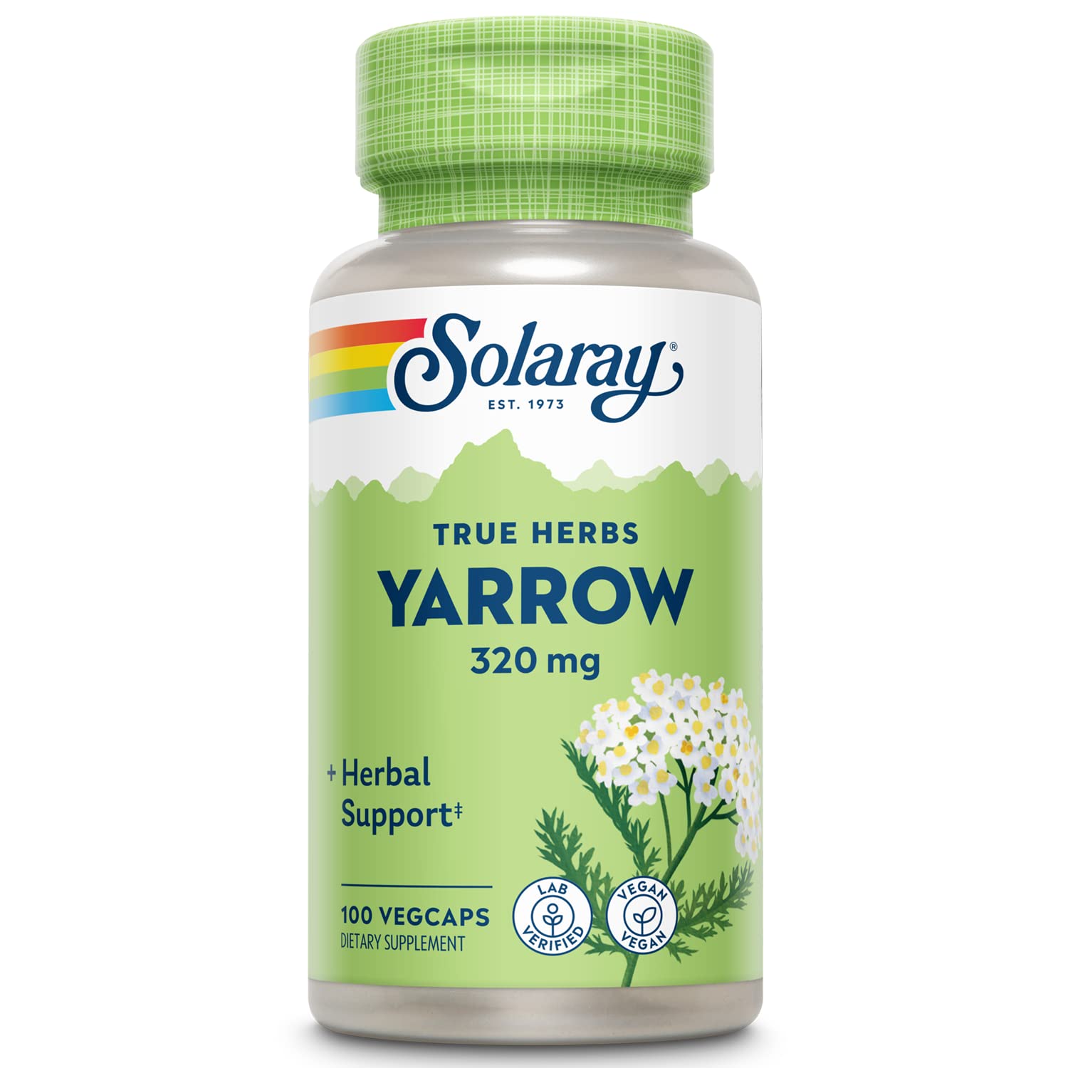 SOLARAY Milenrama 320 mg, botella para uso diario y bienestar general.