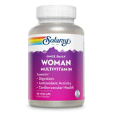 SOLARAY multivitamínico para mujer, frente de botella, apoyo a la energía diaria.