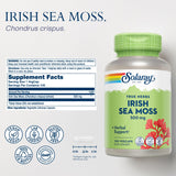 SOLARAY musgo del mar irlandés cápsula 500 mg para soporte nutricional diario.