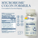 SOLARAY Mycrobiome Pro, cápsulas vegetales para un uso diario cómodo y saludable del colon.