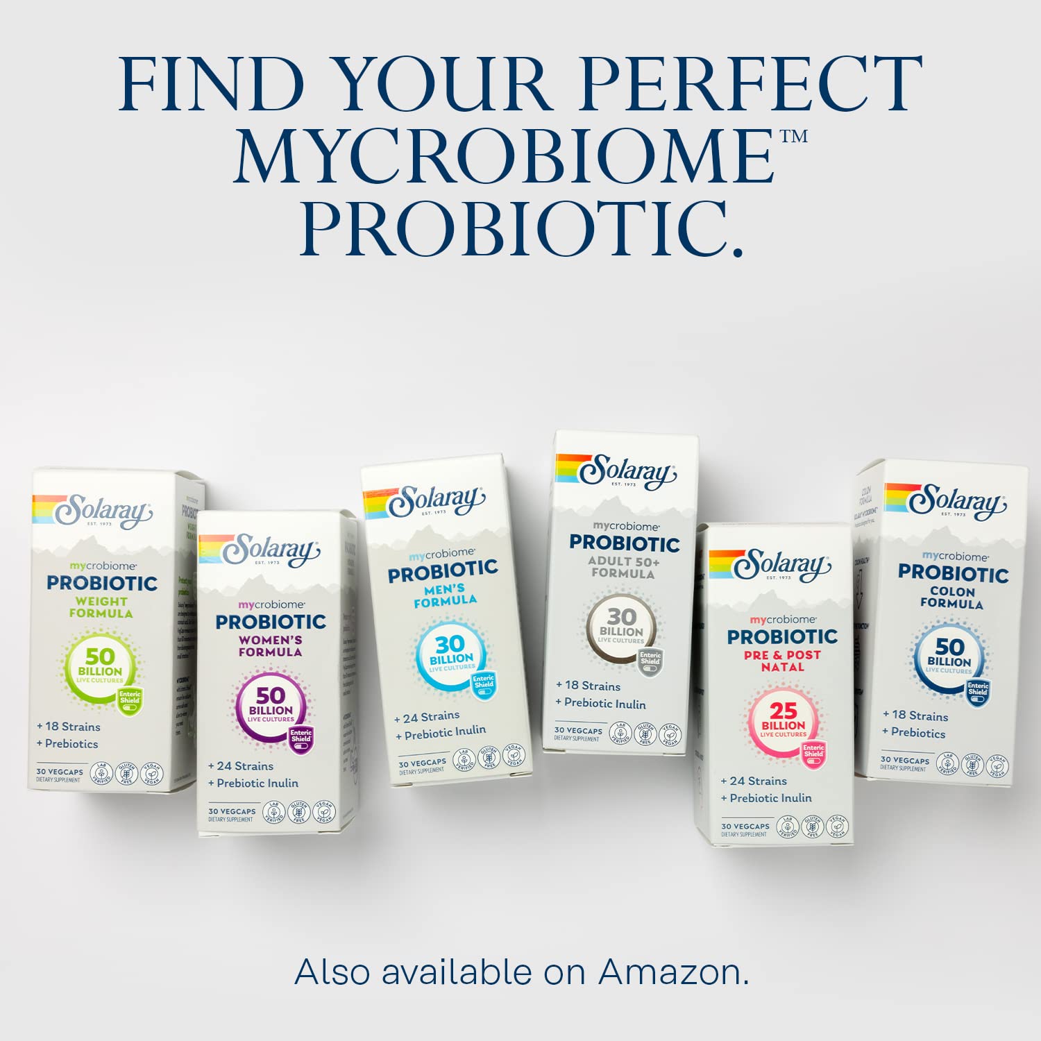 SOLARAY Mycrobiome Pro, 30 porciones para un mes de apoyo digestivo diario.
