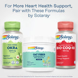 SOLARAY Oat Fiber, etiqueta sostenible y garantía de 60 días para confianza del comprador.