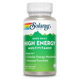 SOLARAY multivitamínico de energía diaria en botella para vitalidad diaria.