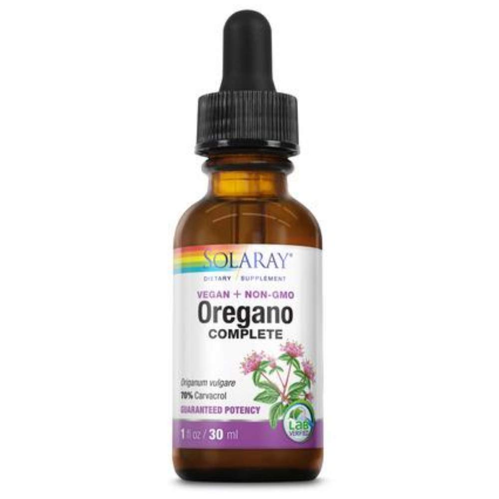 SOLARAY extracto de orégano en gotas para realzar sabores y rituales diarios.