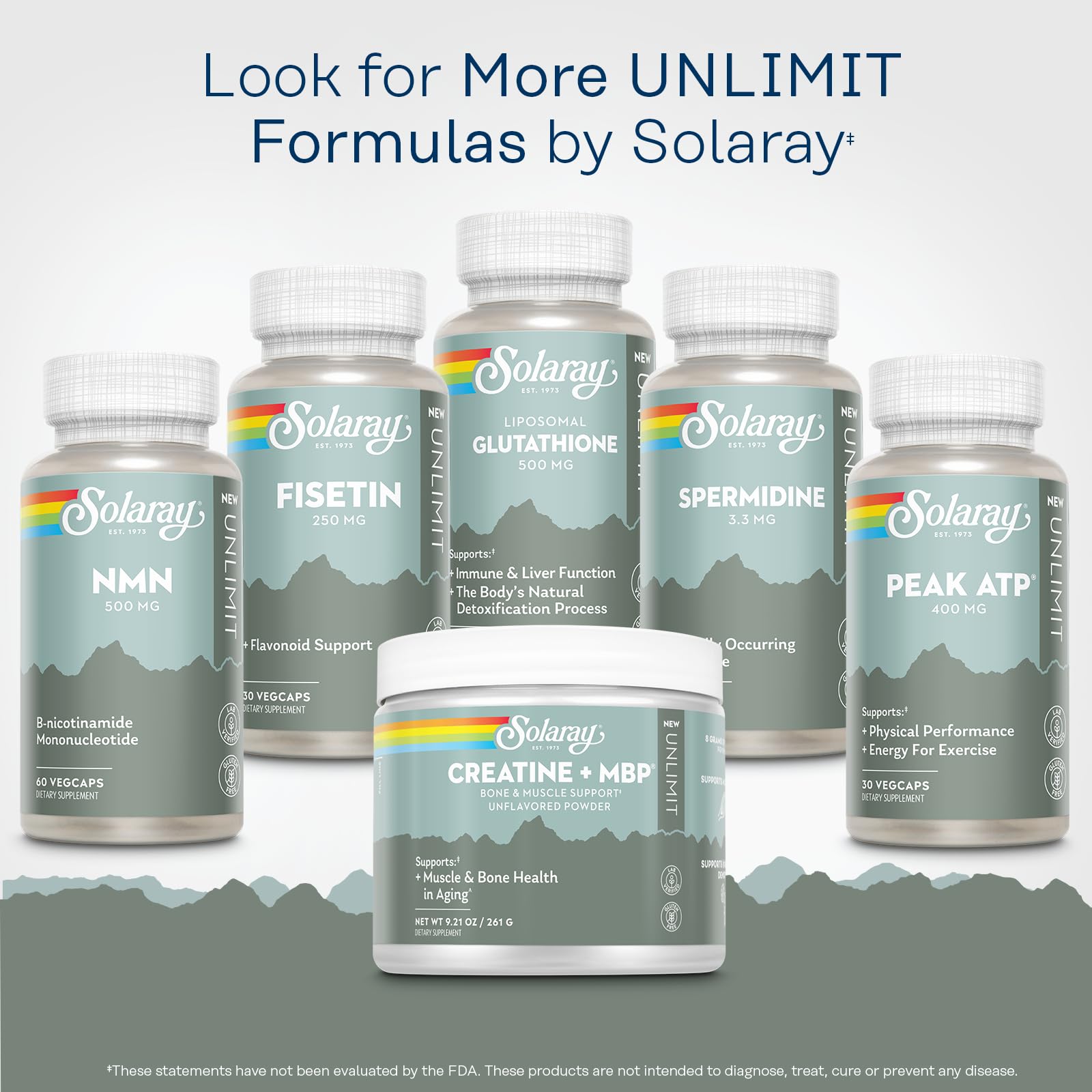 SOLARAY Peak ATP® 400 mg, sello de laboratorio, confianza y transparencia.