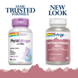 SOLARAY PhytoEstrogen Plus: enfoque en ingredientes clave, apoyo durante la menopausia.