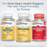 Solaray Potassium 99 mg – envase reciclado que apoya prácticas sostenibles.