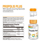 SOLARAY Propolis Plus cápsulas lista para uso diario y comodidad