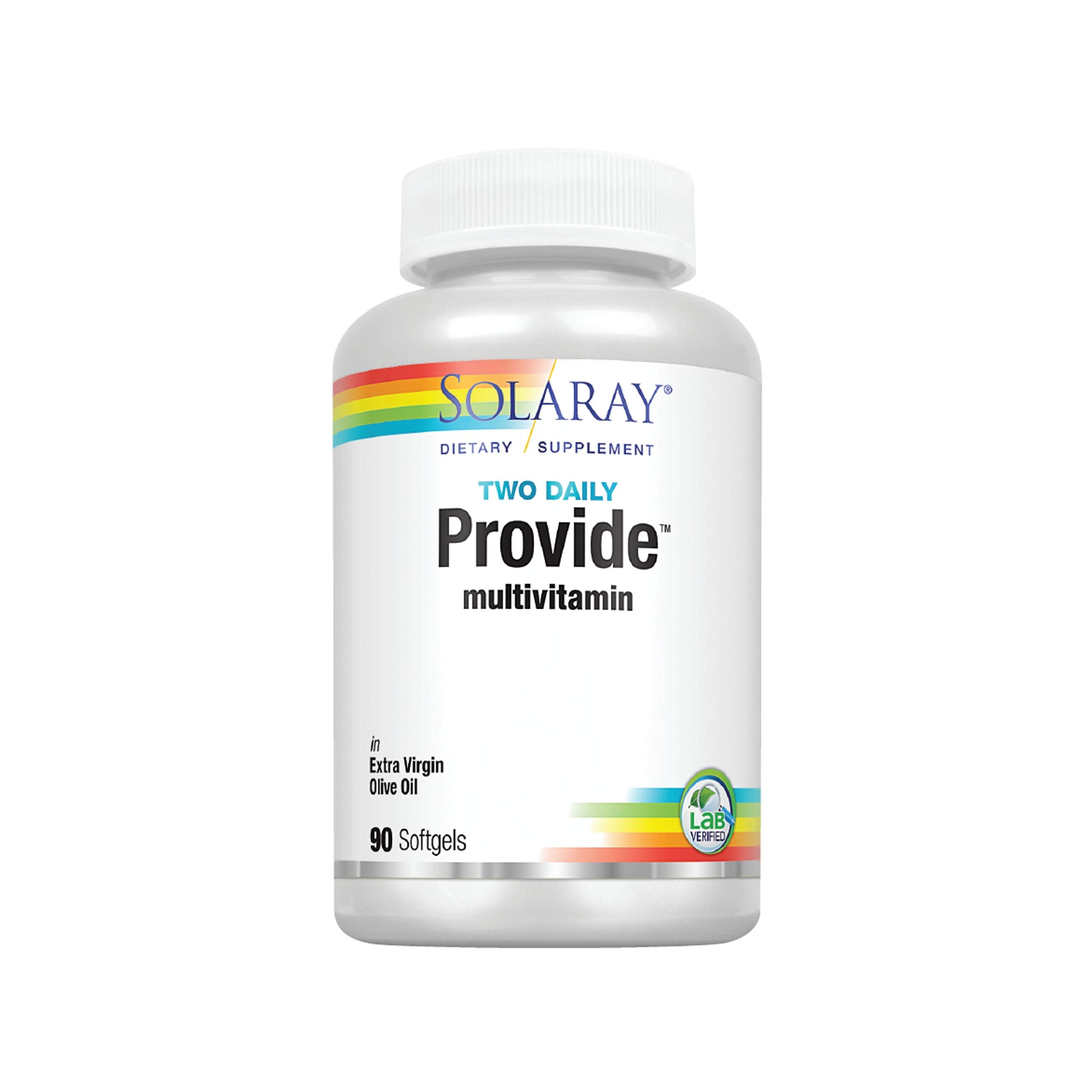 SOLARAY multivitamínico botella para apoyo diario de nutrientes
