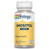 SOLARAY Inositol Puro polvo frente al envase, uso diario sencillo