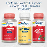SOLARAY Inositol Puro polvo uso diario en casa, fácil de incorporar