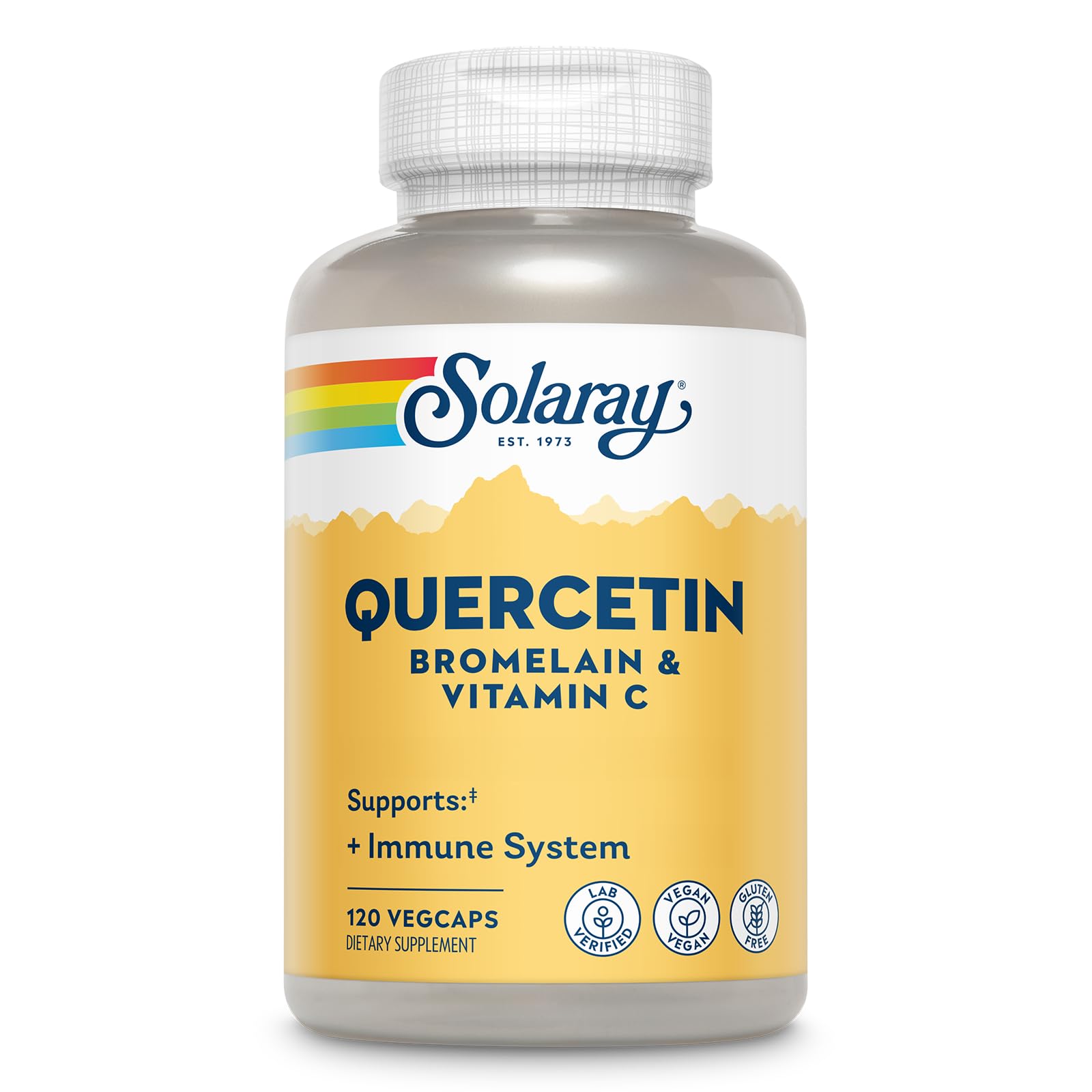 SOLARAY QBC Plex - botella con cápsulas, apoyo inmunológico diario