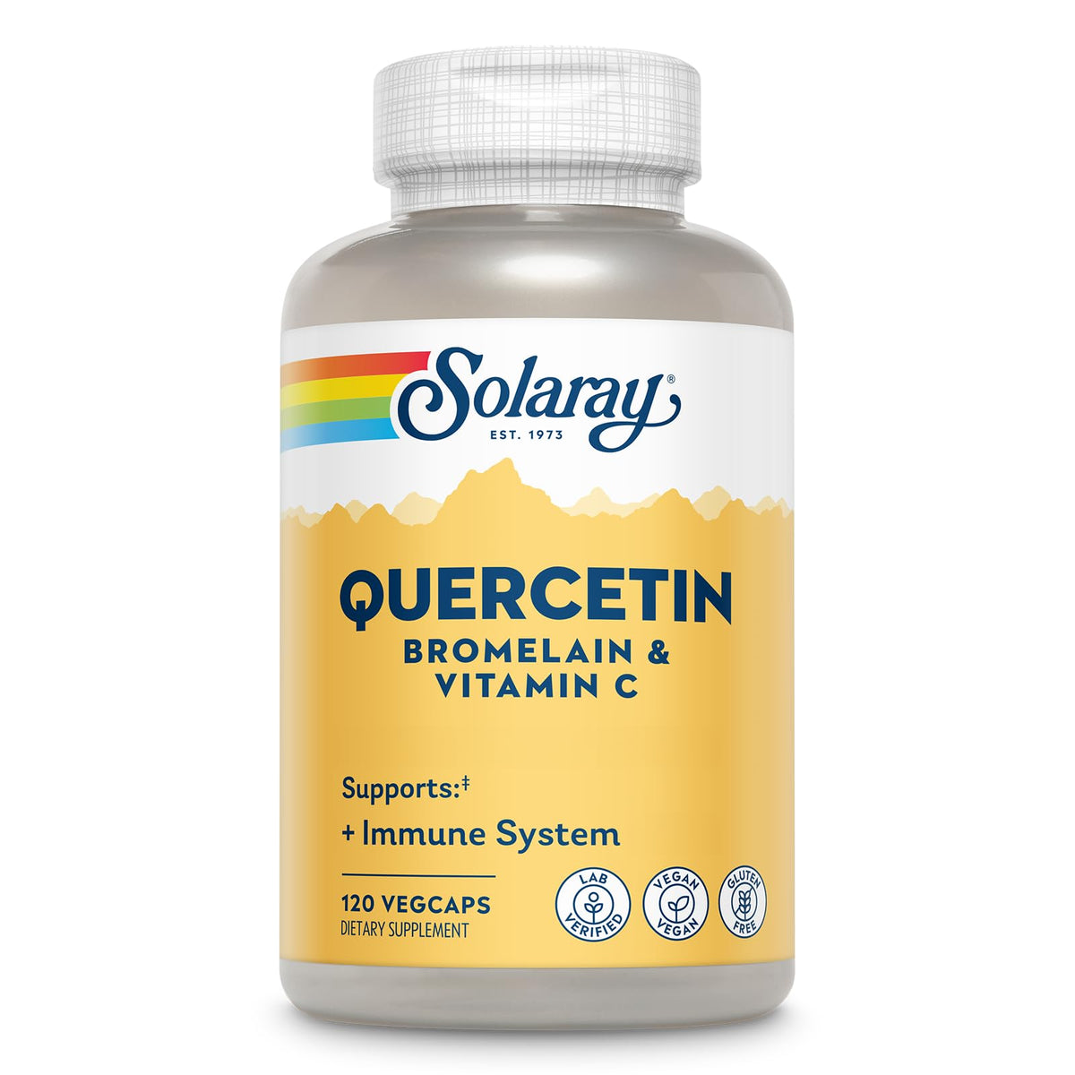 SOLARAY QBC Plex - botella con cápsulas, apoyo inmunológico diario