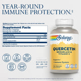 SOLARAY QBC Plex - etiqueta clara con información de ingredientes
