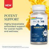 SOLARAY Quercetin Phytosome: envase 100% PCR, opción eco-amigable.