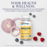 SOLARAY Quercetina 500 mg caja: opción vegana y sin OGM