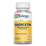 SOLARAY Quercetina, Bromelina y Vitamina C en botella: apoyo diario al sistema inmune.